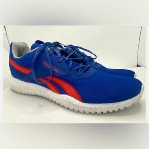 Mens reebok blue and red